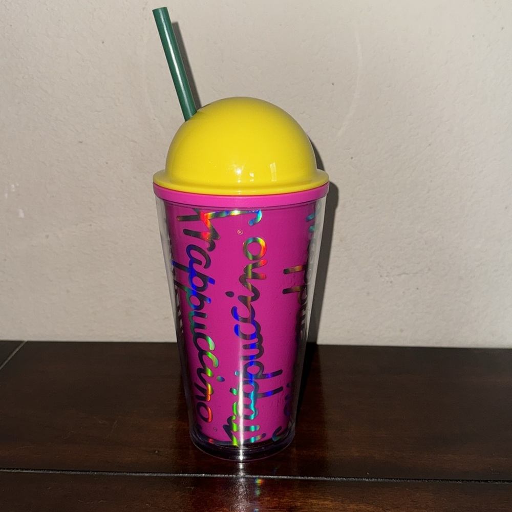 PINK 🩷 & YELLOW 💛 STARBUCKS CUP! - Picture 2 of 7